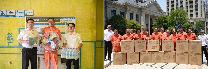  統(tǒng)帥水電常年舉辦夏日送清涼活動